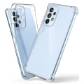 Miniatyrbilde 6 av 9: Skyddande Silikonskal (Floveme) - Samsung Galaxy A13 4G Blå/Rosa