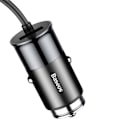Pikkukuva 4 / 11: Smidig Slittålig Baseus 3-USB Port Billaddare Grå