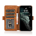 Miniatyrbilde 9 av 11: Genomtänkt Plånboksfodral (FLOVEME) - iPhone 12 Mörkblå