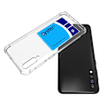 Miniatyrbillede 8 af 10: Skyddande Skal med Kortfack - Samsung Galaxy A70 Transparent/Genomskinlig