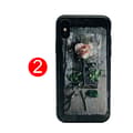 LEMAN Skal med Blom-motiv för iPhone X/XS 2