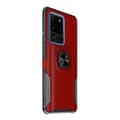 Samsung Galaxy S20 Ultra - Elegant Skal med Ringh�llare Röd