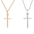 Pikkukuva 3 / 5: Elegant Hög Kvalitet Kors Halsband Guld