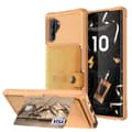 Samsung Galaxy Note10 - Skal med Kortfack Brun