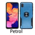 Samsung Galaxy A10 - Skyddsskal med Ringhållare Petrol