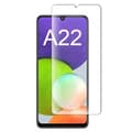 2-PACK Galaxy A22 5G Standard HD 0,3mm Skärmskydd Transparent