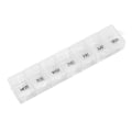 Miniatyrbild 1 av 6: Praktisk Dosettask för Mediciner/Tabletter (Medicinask) Genomskinlig