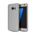 Praktiskt Skyddsfodral för Galaxy S7 edge (2 delar) Silver/Grå