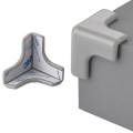 Miniatyrbild 6 av 11: 4-pack och 8-pack Mjuka Hörnskydd Babysäkerhet 8-PACK Vit