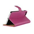 Pikkukuva 1 / 11: Stilrent Exklusivt RETRO Plånboksfodral i läder iPhone 7 PLUS Hot Pink