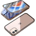 Praktiskt Magnetiskt Dubbelskal - iPhone 12 Guld