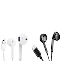 Pikkukuva 7 / 8: Slittåliga Type-C In-Ear Hörlurar Svart