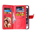 Pikkukuva 6 / 11: iPhone 8 Smart Elegant 9-korts Plånboksfodral Rosa