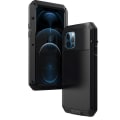 Miniatyrbild 5 av 11: Skyddande Aluminium Skal HEAVY DUTY - iPhone 12 Mini Svart