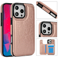Miniatyrbilde 2 av 11: iPhone 16 Pro Max - NKOBEE Stilfullt Praktiskt Plånboksskal Brun