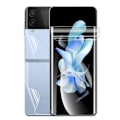 Miniatyrbillede 5 af 11: 2-PACK 4in1 Hydrogel Skärmskydd & 2.5D Kameralinsskydd Z Flip 4 Transparent