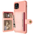 iPhone 11 Pro - Elegant Skyddsskal med Kortfack Roséguld