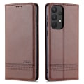 Miniatyrbillede 2 af 11: Praktiskt Plånboksfodral AZNS - Samsung Galaxy A33 5G Brun