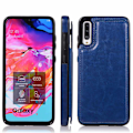 Pikkukuva 6 / 11: Praktiskt Skal med Korthållare - Samsung Galaxy A70 Svart