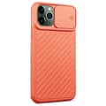 Genomtänkt Skyddsskal Kamera Skydd - iPhone 11 Pro Max Orange