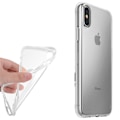 Miniatyrbillede 6 af 11: Dobbeltsidet Silikonetui med Touchfunktion til iPhone XS Max Svart