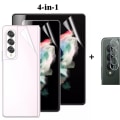 Miniatyrbilde 2 av 11: 3-PACK 4-in-1 Hydrogel Skärmskydd Samsung Galaxy Z Fold 3 Transparent
