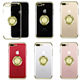 Miniatyrbilde 11 av 11: Effektfullt Silikonskal med Ringh�llare - iPhone 8 Plus Blå