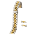 Miniatyrbild 1 av 8: Elegant Rostfritt Stål Klockarmbands Länk Silver/Guld 22mm