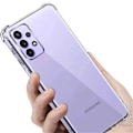 Pikkukuva 2 / 3: Skyddande FLOVEME Silikonskal - Samsung Galaxy A32 Transparent/Genomskinlig