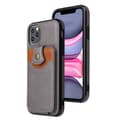 iPhone 11 Pro Max - Effektfullt Skal med Kortfack Grå