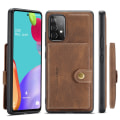 Pikkukuva 5 / 11: Praktiskt Magnet Skal med Kortfack - Samsung Galaxy A72 Grön