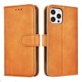 Miniatyrbilde 1 av 11: Fodral i PU-läder med 4 fack för iPhone 15 Plus Light brown