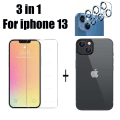 Pikkukuva 7 / 11: 2-PACK 3-in-1 Fram- & Baksida + Kameralinsskydd iPhone 13 Transparent