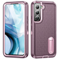 Pikkukuva 6 / 11: Galaxy S23 Armor Skal med Kickstand  Styrka och Stil för Din Telefon Lila