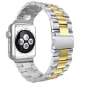 Miniatyrbild 1 av 11: Eleganta Länkar i Rostfritt Stål - Apple Watch 42mm (3/2/1) Silver/Guld