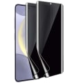 Miniatyrbillede 10 af 11: 3-PACK Samsung Galaxy S24 Ultra Integritetsskyddande Hydrogel Mjuk skärmskydd Transparent, Svart Ram