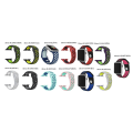 Miniatyrbild 3 av 11: Apple Watch 38mm - Praktiska Silikonarmband ROYBEN Hög Kvalité Lila/Grön M