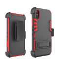 Miniatyrbilde 10 av 11: iPhone X/XS (HYBRID) Skyddskal (B�ltesfunktion) Blå