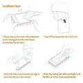 Pikkukuva 9 / 11: Samsung Galaxy S10 Full-Glue Skärmskydd från HuTech Svart