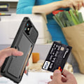 Pikkukuva 4 / 10: iPhone 12 mini - Praktiskt Fodral med Kortfack & Fullt Skydd