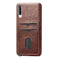 Miniatyrbild 1 av 11: Smidigt Leman Skal med Korth�llare - Samsung Galaxy A50 Mörkbrun