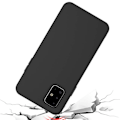 Pikkukuva 7 / 11: Skyddande Matt Silikonskal - Samsung Galaxy A71 Svart