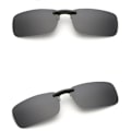 Miniatyrbilde 3 av 11: Effektfulla Clip-on Solglasögon Polarized Svart