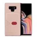 Praktiskt Smart Skal med Kortfack - Samsung Galaxy Note 9 Roséguld