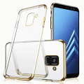 Miniatyrbilde 3 av 11: Stötdämpande Silikonskal Floveme - Samsung Galaxy A8 2018 Röd