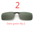 Miniatyrbilde 8 av 11: Effektfulla Clip-on Solglasögon Polarized Gul