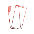 Pikkukuva 4 / 11: Skärmskydd i Aluminium Dubbelsidigt (HuTech) - iPhone X/XS Guld