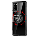 Pikkukuva 7 / 11: Stilsäkert Skyddsskal med Ringhållare - Samsung Galaxy S20 Plus Blå