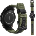 Miniatyrbilde 2 av 11: Stilrent Nylonarmbånd - Samsung Galaxy Watch S3 Frontier Kaffe 20mm