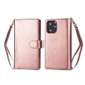 Pikkukuva 5 / 11: Smart & Rymligt Plånboksfodral (9-Kort) - iPhone 12 Pro Max Rosaröd